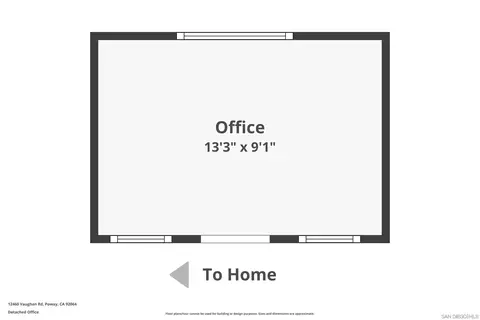 Floorplan - 12460 Vaughan Rd, Poway, CA 92064 photo 2 of 3