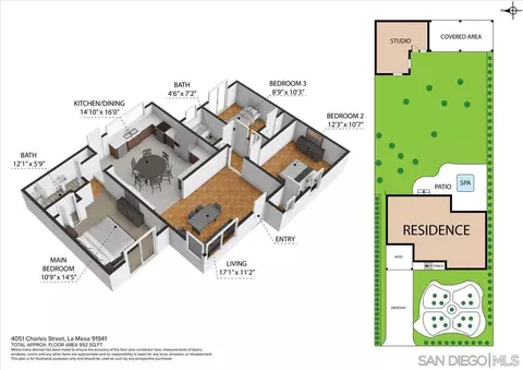 Floorplan - 4051 Charles St, La Mesa, CA 91941 photo 2 of 2