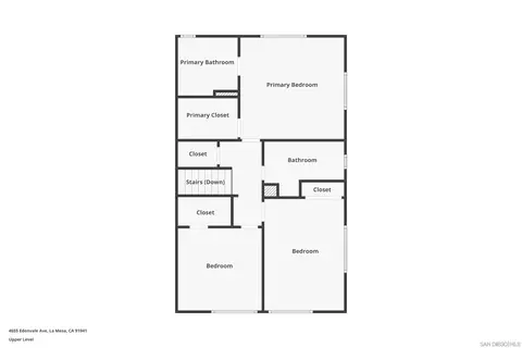 Floorplan - 4655 Edenvale Ave, La Mesa, CA 91941 photo 2 of 4