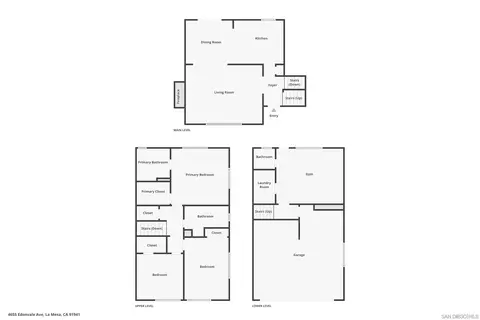 Floorplan - 4655 Edenvale Ave, La Mesa, CA 91941 photo 4 of 4