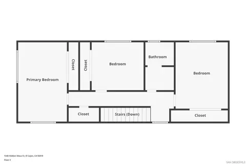Floorplan - 1440 Hidden Mesa Ct, El Cajon, CA 92019 photo 2 of 4