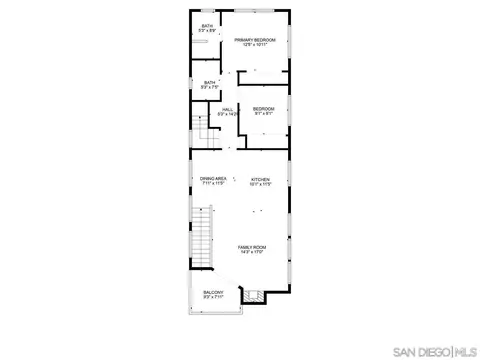 Floorplan - 815 G Ave, Coronado, CA 92118 photo 2 of 4