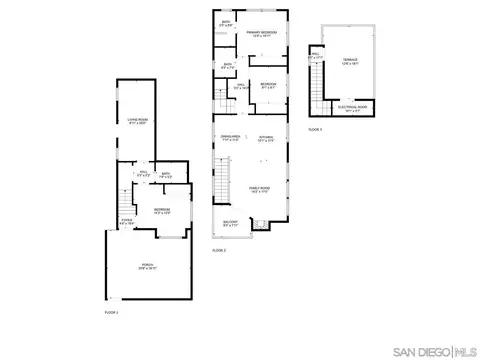 Floorplan - 815 G Ave, Coronado, CA 92118 photo 4 of 4