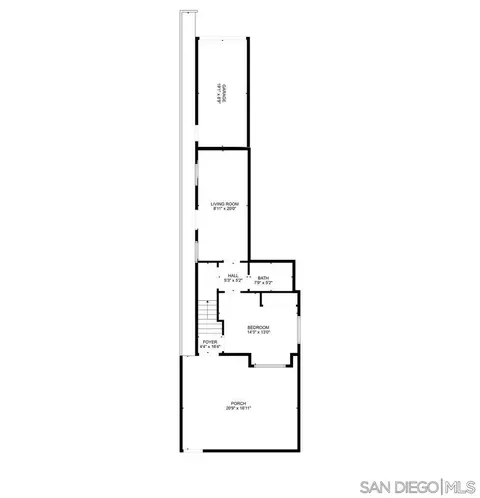 Floorplan - 815 G Ave, Coronado, CA 92118 photo 1 of 4