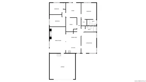 Floorplan - 12745 Julian Ave, Lakeside, CA 92040 photo 1 of 1