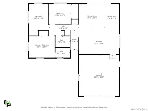 Floorplan - 9001 Orville St, Spring Valley, CA 91977 photo 1 of 1