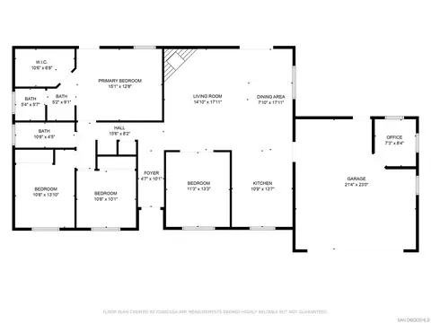 Floorplan - 23812 Oak Meadow Dr, Ramona, CA 92065 photo 1 of 1