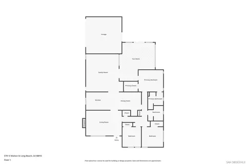 Floorplan - 5701 E Walton St, Long Beach, CA 90815 photo 1 of 1