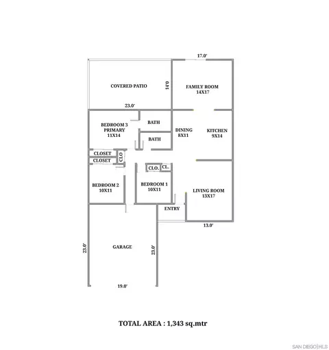Floorplan - 13401 Montego Dr, Poway, CA 92064 photo 1 of 1