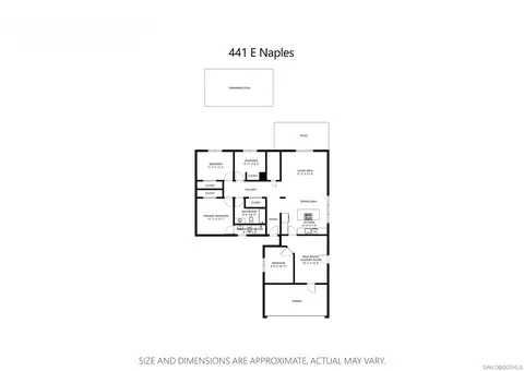 Floorplan - 441 E Naples St, Chula Vista, CA 91911 photo 1 of 2