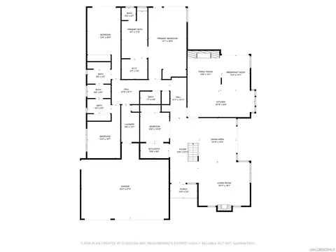 Floorplan - 417 Loma Larga Dr, Solana Beach, CA 92075 photo 1 of 3