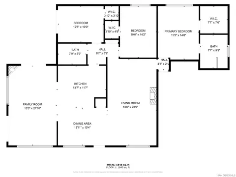 Floorplan - 8515 Ellsworth Ln, Santee, CA 92071 photo 1 of 1