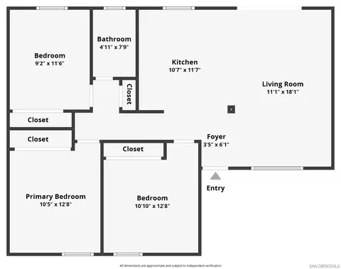 Floorplan - 9515 Domer Rd, Santee, CA 92071 photo 1 of 1