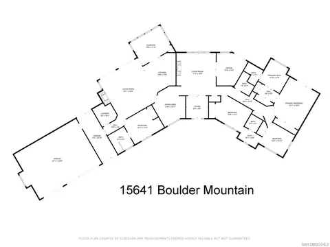 Floorplan - 15641 Boulder Mountain Rd, Poway, CA 92064 photo 1 of 2