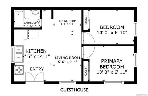 Floorplan - 9130 Edgewood Dr, La Mesa, CA 91941 photo 3 of 3