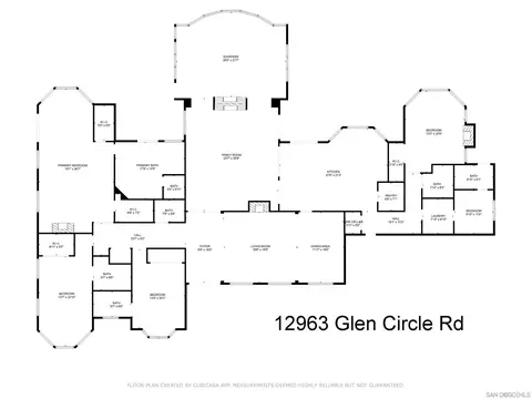Floorplan - 12963 Glen Circle Rd, Poway, CA 92064 photo 1 of 2