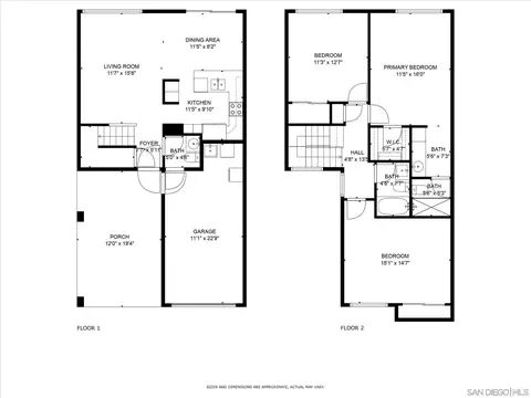 Floorplan - 5440 Baltimore Dr #173, La Mesa, CA 91942 photo 1 of 1