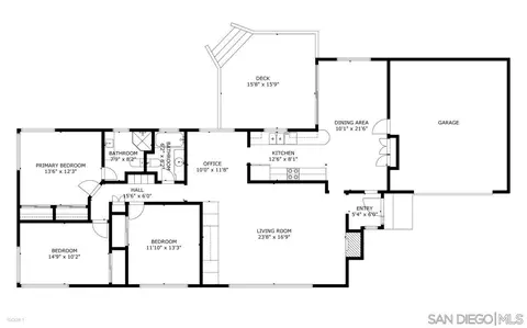 Floorplan - 4485 Monahan Rd, La Mesa, CA 91941 photo 1 of 1