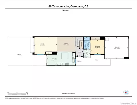 Floorplan - 89 Tunapuna Ln, Coronado, CA 92118 photo 2 of 2