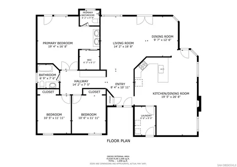Floorplan - 1059 Monterey Vista Way, Encinitas, CA 92024 photo 1 of 1