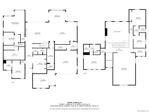 Floorplan - 1437 Enclave Ct, Encinitas, CA 92024 photo 3 of 3