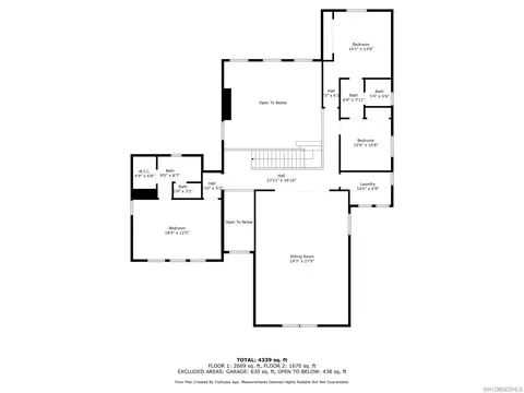 Floorplan - 1437 Enclave Ct, Encinitas, CA 92024 photo 1 of 3