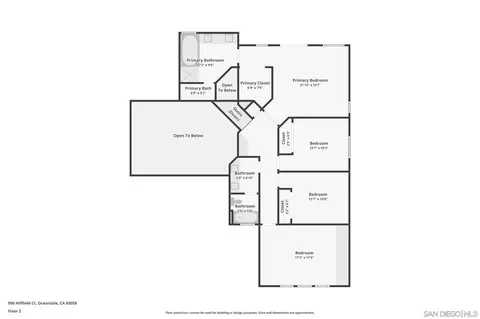 Floorplan - 906 Hillfield Ct, Oceanside, CA 92058 photo 2 of 3