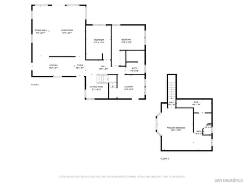 Floorplan - 13736 Tobiasson Rd, Poway, CA 92064 photo 3 of 3