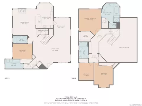 Floorplan - 13901 Carriage Rd, Poway, CA 92064 photo 1 of 1