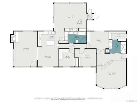 Floorplan - 4336 Crestview Dr, La Mesa, CA 91941 photo 1 of 1