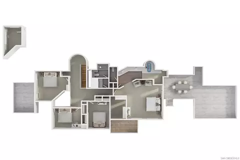 Floorplan - 1050 Solana Dr, Del Mar, CA 92014 photo 2 of 4