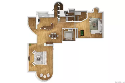 Floorplan - 1050 Solana Dr, Del Mar, CA 92014 photo 1 of 4