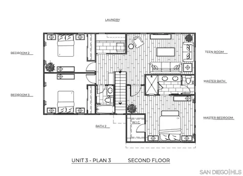 Floorplan - 567 N Vulcan Ave, Encinitas, CA 92024 photo 1 of 2