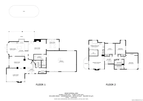 Floorplan - 13640 Poway Springs Rd, Poway, CA 92064 photo 3 of 3
