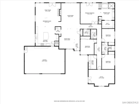Floorplan - 424 Sky Mesa Rd, Alpine, CA 91901 photo 2 of 2
