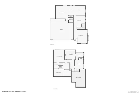 Floorplan - 4478 Silver Birch Way, Oceanside, CA 92057 photo 3 of 3
