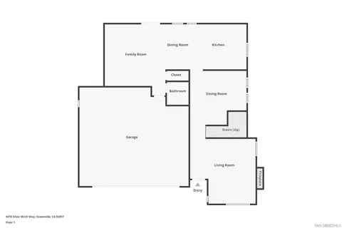 Floorplan - 4478 Silver Birch Way, Oceanside, CA 92057 photo 1 of 3