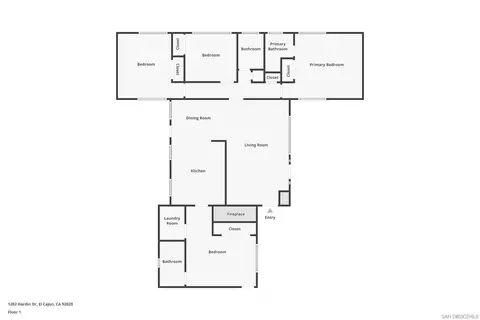 Floorplan - 1202 Hardin Dr, El Cajon, CA 92020 photo 1 of 1