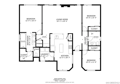 Floorplan - 329 Del Flora St, Oceanside, CA 92058 photo 1 of 1