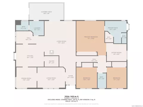 Floorplan - 2075 Boulder Oaks Rd, Potrero, CA 91963 photo 1 of 1