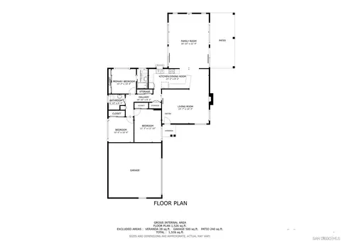 Floorplan - 6040 Amaya Dr, La Mesa, CA 91942 photo 1 of 1