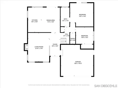 Floorplan - 11020 Collinwood Dr, Santee, CA 92071 photo 2 of 3