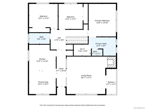 Floorplan - 219 Lyon Cir, Vista, CA 92083 photo 2 of 3