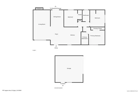 Floorplan - 797 Laguna Ave, El Cajon, CA 92020 photo 3 of 3