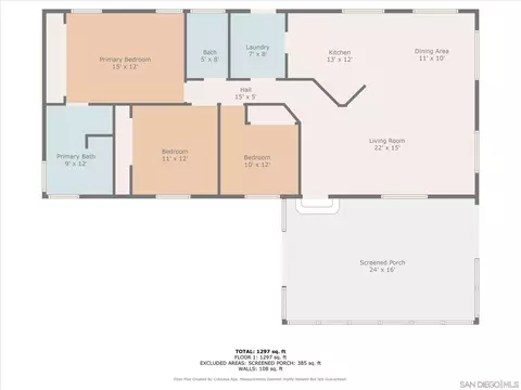 Floorplan - 636 N Glen Oaks Dr, Alpine, CA 91901 photo 1 of 2