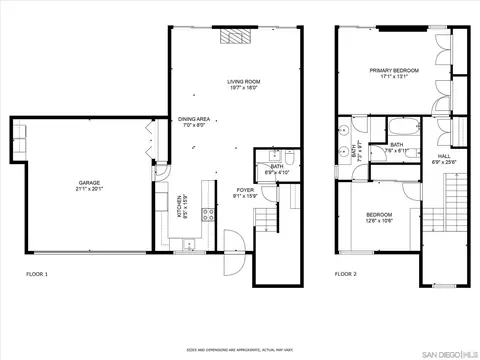 Floorplan - 3113 Orleans E, San Diego, CA 92110 photo 1 of 1