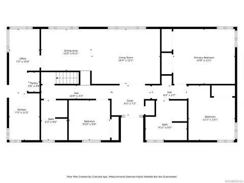 Floorplan - 7960 Normal Ave, La Mesa, CA 91941 photo 1 of 2