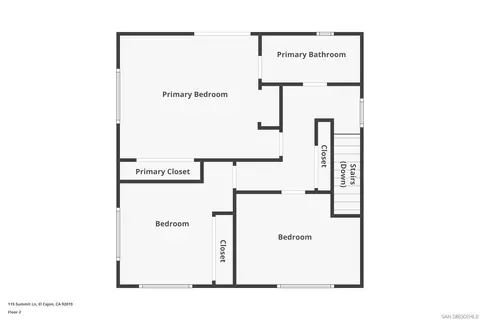 Floorplan - 115 Summit Ln, El Cajon, CA 92019 photo 2 of 3