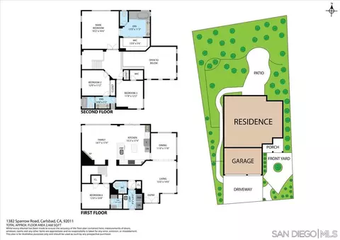 Floorplan - 1382 Sparrow Rd, Carlsbad, CA 92011 photo 1 of 2