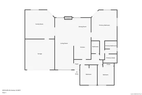 Floorplan - 9276 Ruffin Rd, Santee, CA 92071 photo 1 of 1